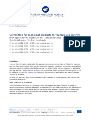 You are currently viewing Agenda – Ninth meeting of the industry stakeholder platform on the operation of the centralised procedure for human medicine